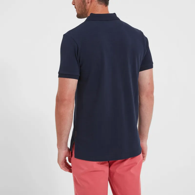 Schoffel St Ives Tailored Polo Shirt Navy-2